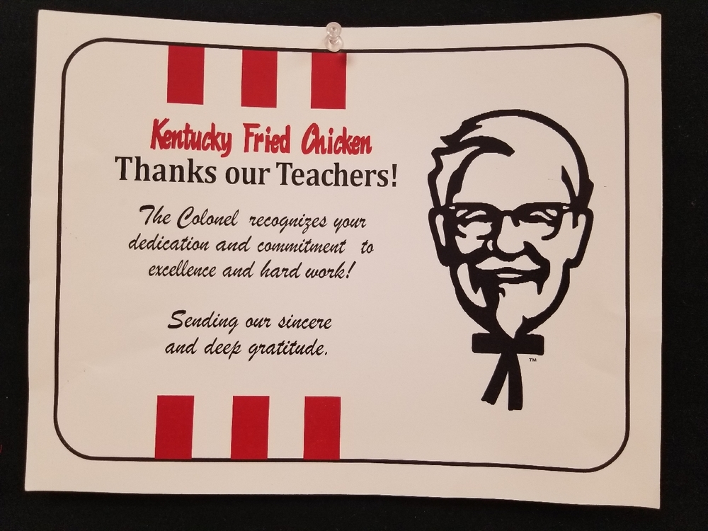 KFC Provides Staff Lunch
