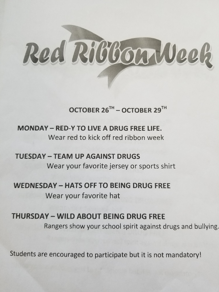 Red Ribbon Week Activities